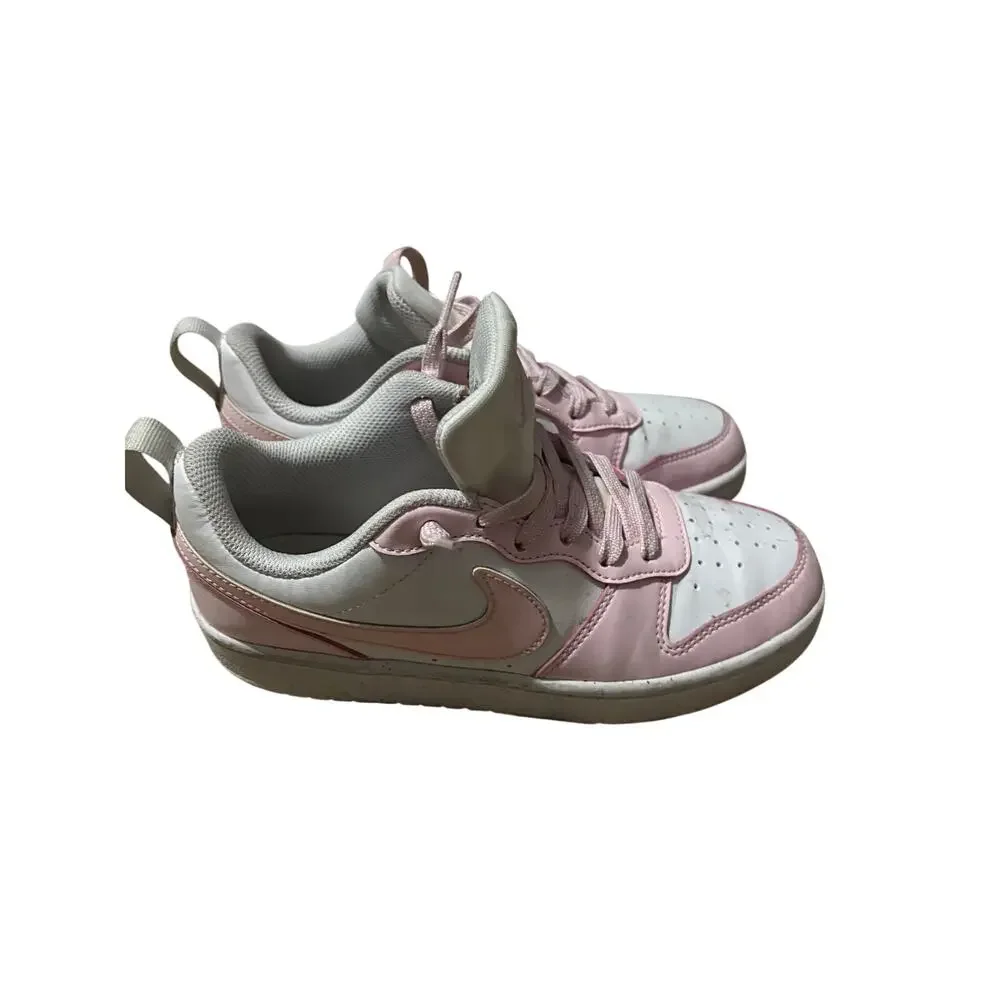 Nike Court Borough Low Recraft Big Kids GS White/Pink Foam DV5456-105 Size 4Y - Picture 3 of 4